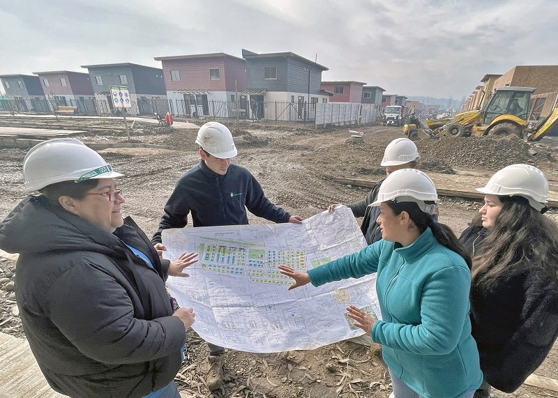 Directora de SERVU Maule destacó rigurosa supervisión en obras contempladas en el Plan de Emergencia Habitacional