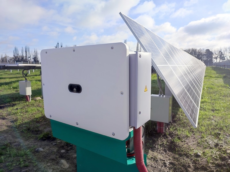 En San Javier: Inauguran 1ª planta fotovoltaica PMGD con almacenamiento de baterías de litio, conectada a distribución en Chile