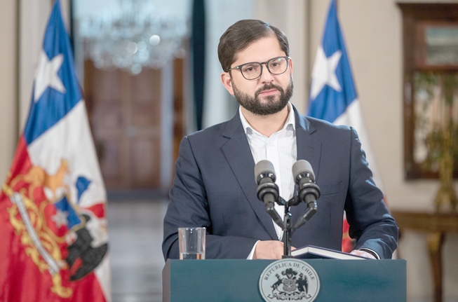 Encuesta cadem: Presidente Boric con 36% de aprobación y 58% de desaprobación