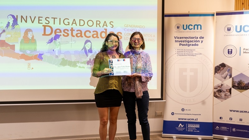 Reconocen a académica de la UCM como mejor investigadora de macrozona centro sur