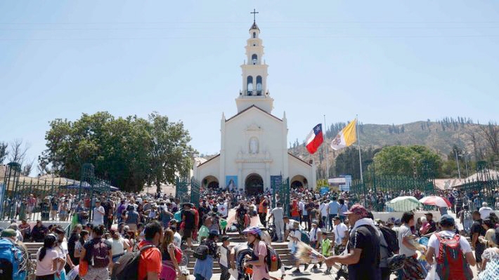Carabineros estima que cerca de un millón de personas llegó hasta el Santuario de Lo Vásquez este jueves