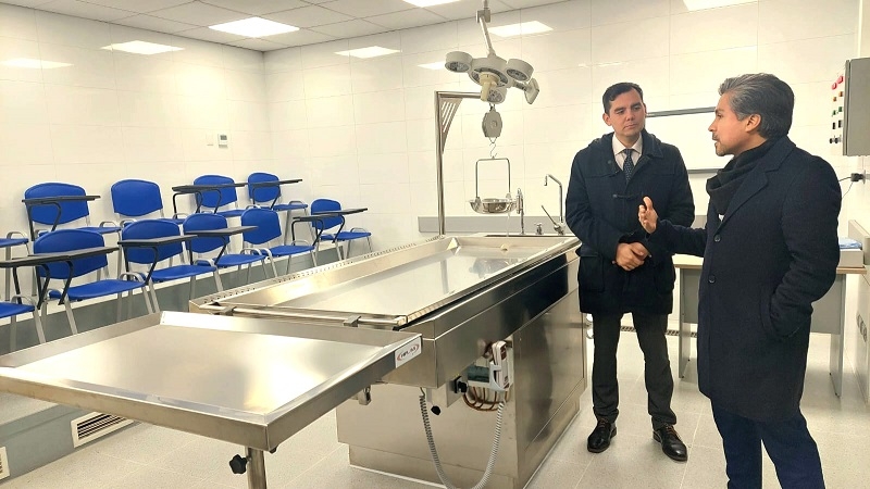 Región: Seremi de Justica inspeccionó la habilitación de la unidad de tanatología forense en el Servicio Médico Legal