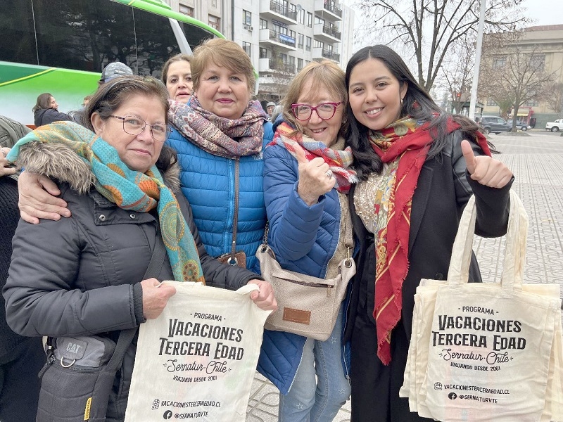 Seremi de Economía, junto a Directora de SERNATUR  dan inicio a programa Vacaciones Tercera Edad en la Región del Maule 