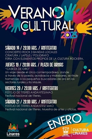 Linares con entretenido panorama cultural este verano