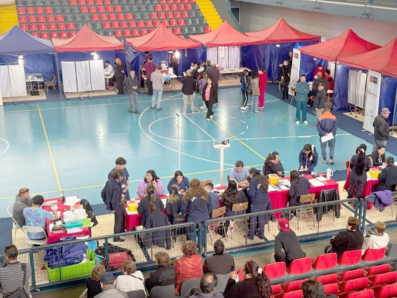 Universidad Autónoma de Chile culmina Segundo Operativo de Salud en Gimnasio Municipal de Linares
