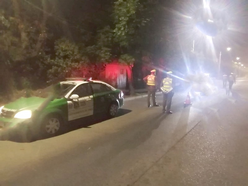 Carabineros realizó fiscalización por carreras clandestinas en Talca