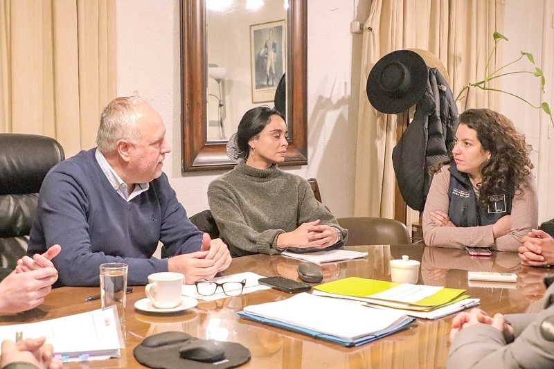 Alcalde de Longaví se reunió con Ministra de Bienes Nacionales para coordinar acciones post emergencia