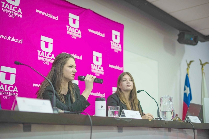 Irina Karamanos reflexionó en la UTalca sobre el feminismo  en espacios de poder