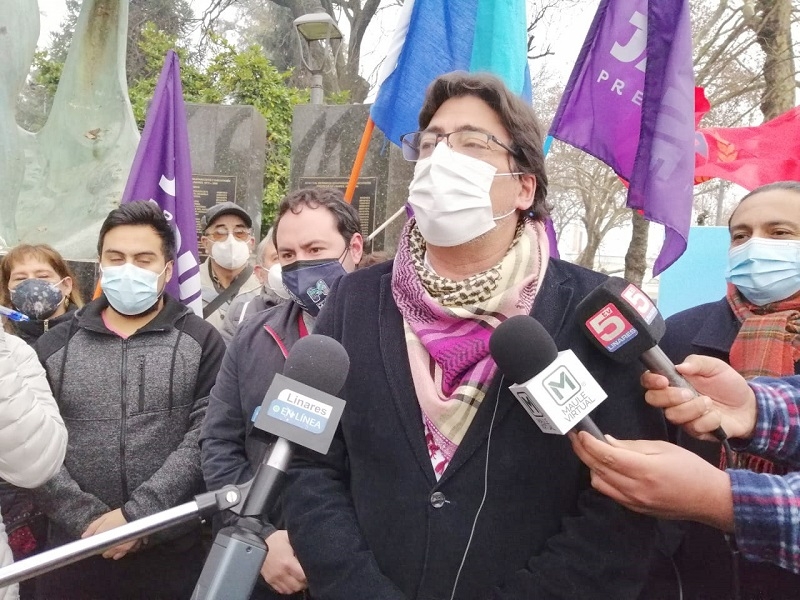 Daniel Jadue en Linares: “La transformación de Chile debe hacerse desde los territorios”