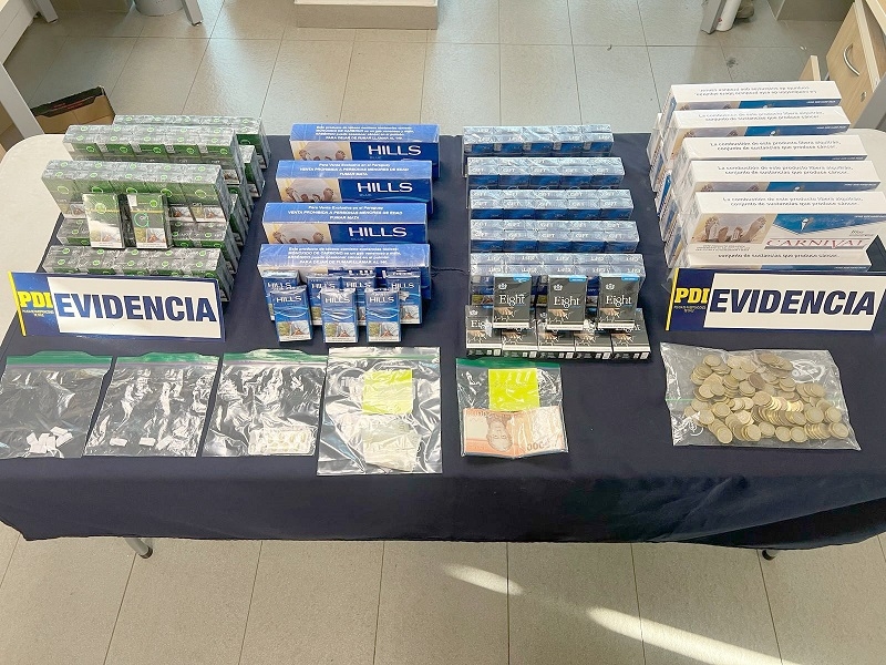  PDI detuvo dos imputados por drogas en Linares
