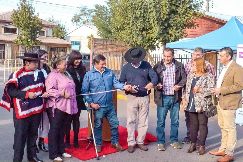 Vecinos de población El Nevado de Longaví inauguran 10 cámaras de seguridad 