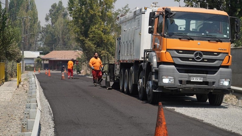 Finaliza con éxito pavimentación de camino La Arena en Villa Alegre