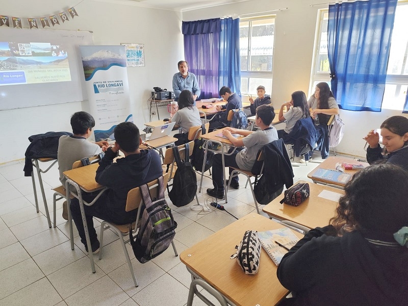 Junta de Vigilancia del Río Longaví conmemoró el Día mundial del agua con estudiantes del sector rural