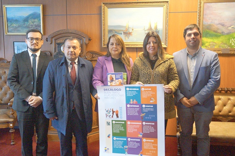 Coordinador regional de SENAMA Maule se reúne con la Presidenta de la Corte de Apelaciones de Talca para definir lineamientos en beneficio de las Personas Mayores