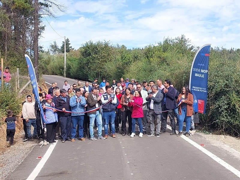 En Cauquenes MOP inauguró el acceso a la localidad de Cabrería