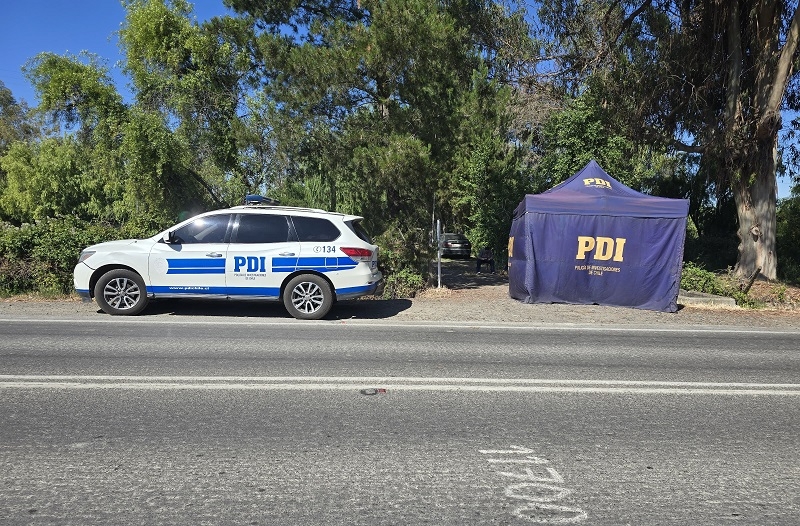 Linares: PDI realizó diligencias por hallazgo de cadáver camino a Palmilla