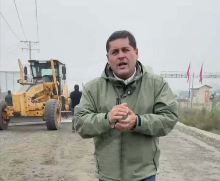 Linares: Comenzó pavimentación de extensión de Calle Rengo