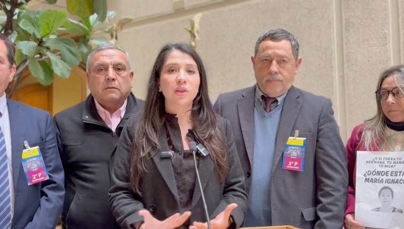 Diputada Veloso (Ind) analiza un mes de la desaparición de la concejala María Ignacia González