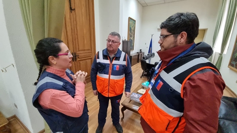 Linares: Delegación Provincial entregó balance de frente de lluvias y viento con una persona fallecida