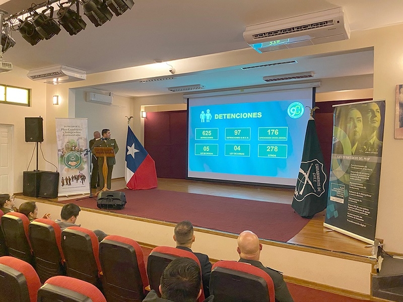 Carabineros realizó cuenta pública en Cauquenes