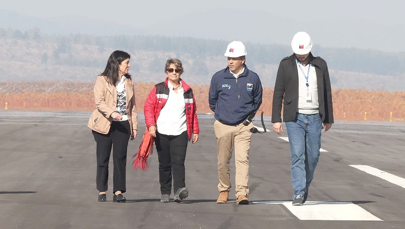 MOP invierte más de $23 mil millones en el aeródromo de Cauquenes que se convertirá en uno de los más modernos de la zona centro sur del país 