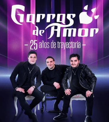 Grupo Garras de Amor llega a Chile para celebrar su 25 años de carrer