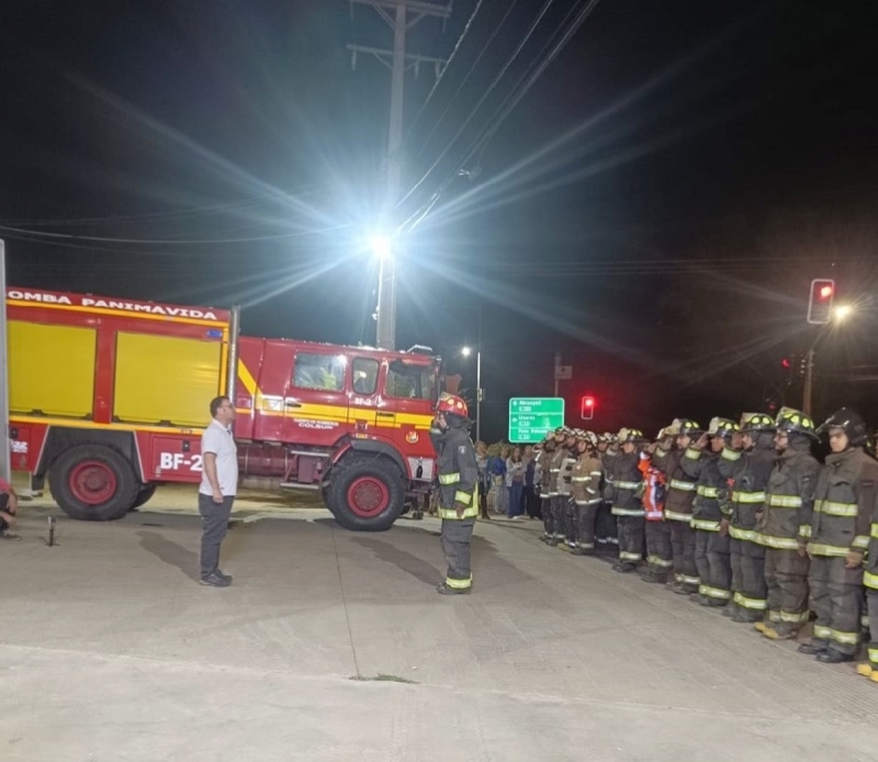 Bomberos de Colbún adquirió nuevo Carro Bomba para emergencias forestales