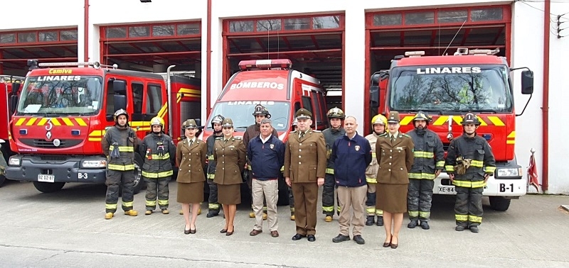 Cuerpo de Bomberos de Linares cumple 126 años al servicio de la comunidad