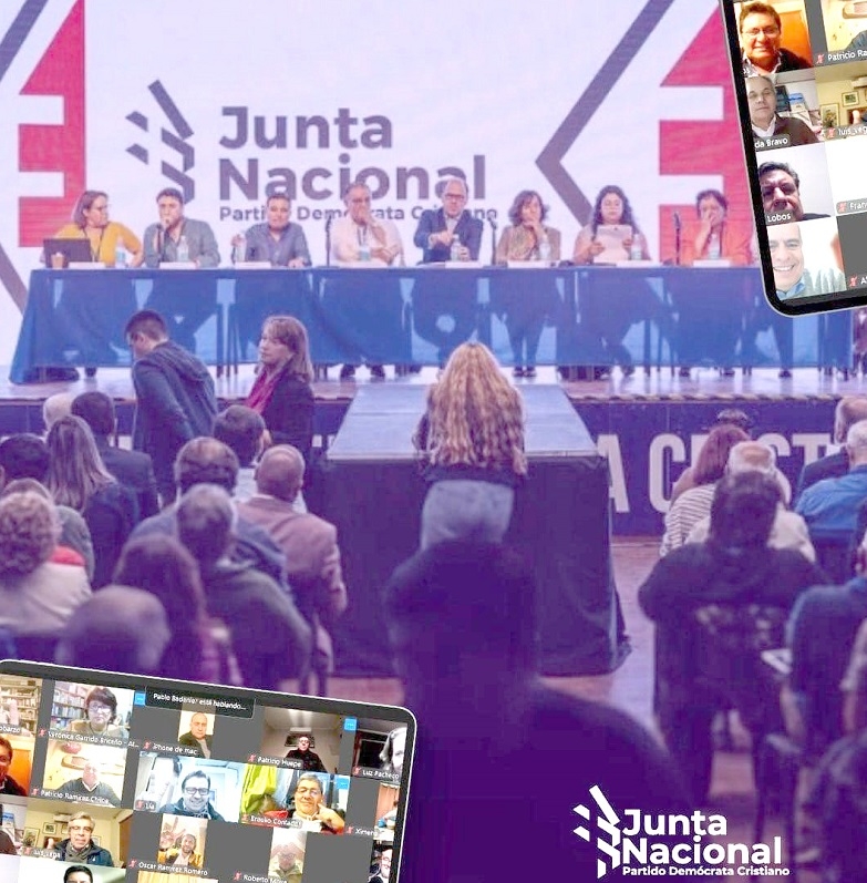 Junta Nacional de la Democracia Cristiana decidió apoyo a candidatura presidencial de Jeannette Jara