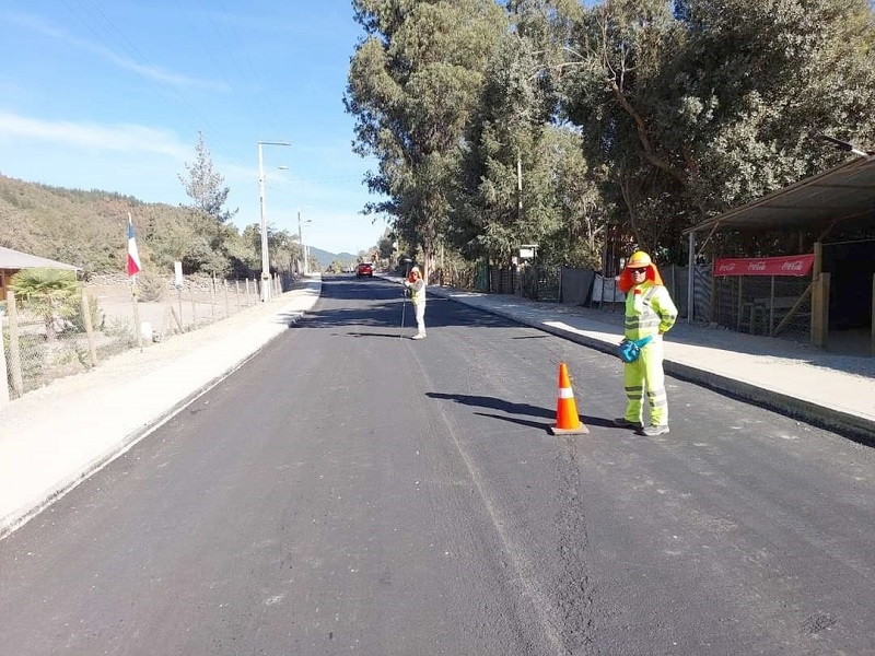 Avanzan trabajos de asfalto en ruta Peñasco- Pejerrey