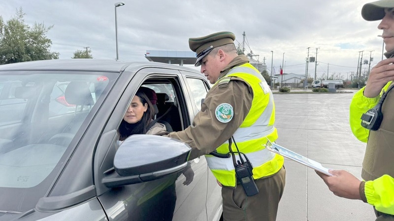 Parral: Carabineros entrega consejos para evitar accidentes días de lluvia