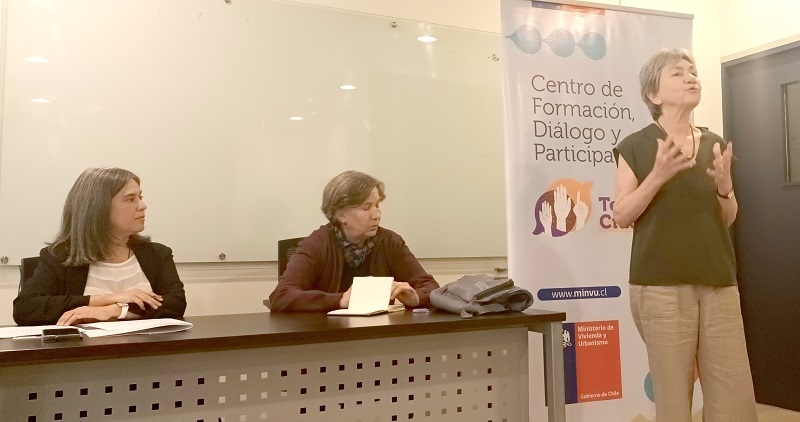 Representantes del MINVU y destacada profesora mexicana reflexionaron en la UCM sobre los desafíos para potenciar el diálogo de las comunidades con el Estado