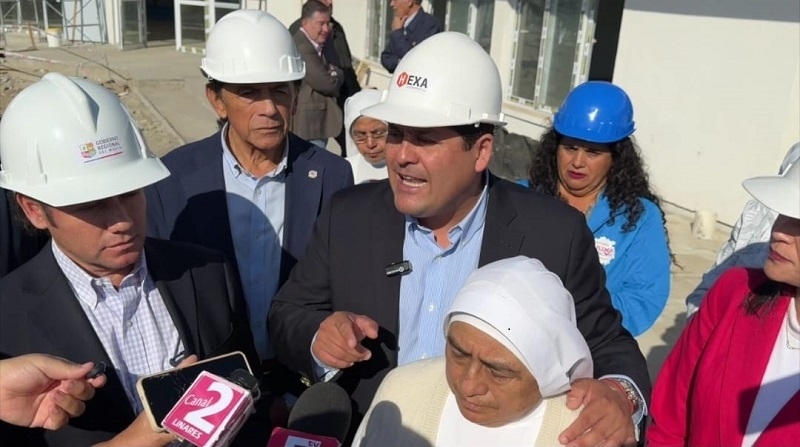 Linares: Autoridades efectuaron recorrido por obras en construcción del Hogar San Camilo