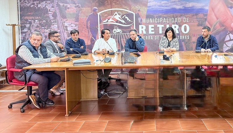 Comisión de Infraestructura del Core Maule sesionó en Retiro y visitó terreno