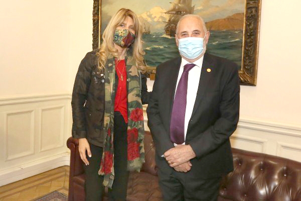 Fiscal Nacional y Comandante en Jefe de la Armada se reunieron con presidenta del Senado