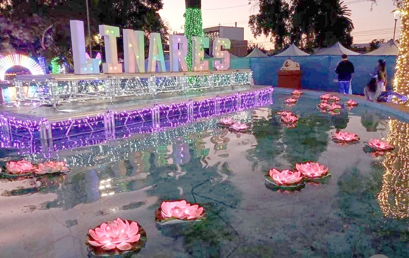 Alumnos del Colegio Amelia Troncoso disfrutaron del Parque Iluminado gracias a compromiso del Municipio de Linares
