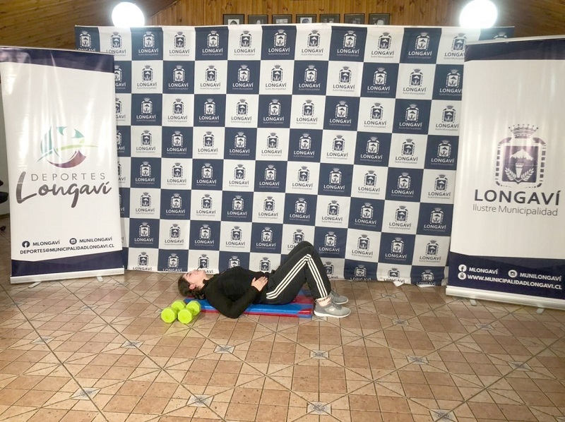 Departamento de deporte de Longaví implementa “Aprende a entrenar en casa” taller on line dirigido a  jefas de hogar