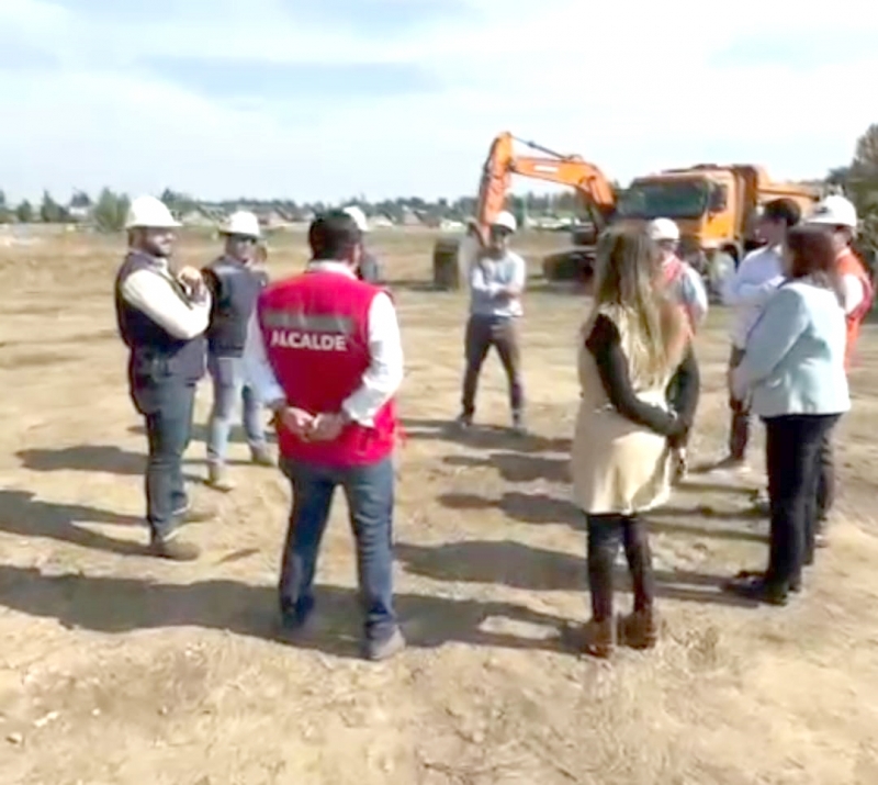 Comenzó la construcción  de Supermercado Jumbo Linares