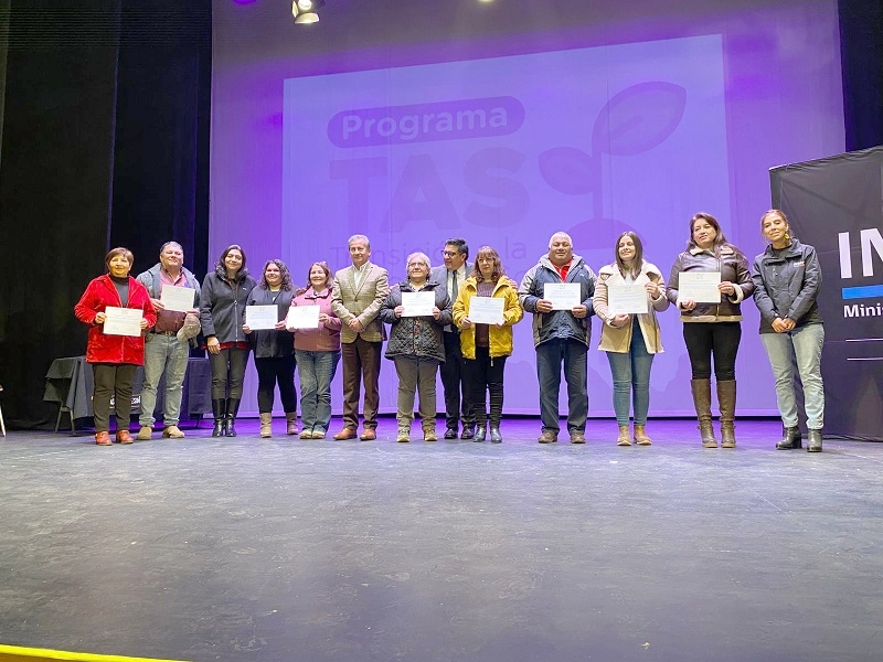 Productores de la región del Maule egresaron del programa Transición a la Agricultura Sostenible-TAS