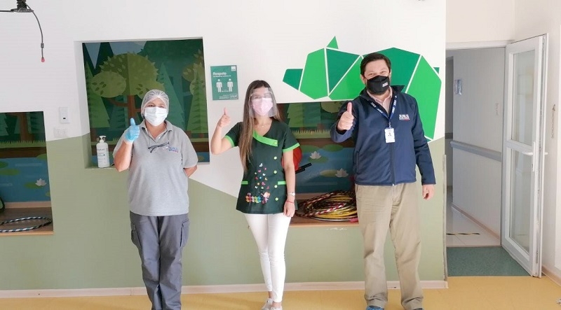 Destacan el rol de los auxiliares de los jardines infantiles de la Junji en contexto de pandemia