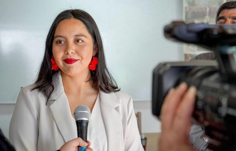 Seremi de Economía Javiera Vivanco Ibáñez explica el informe de Empleo Trimestral en la Región
