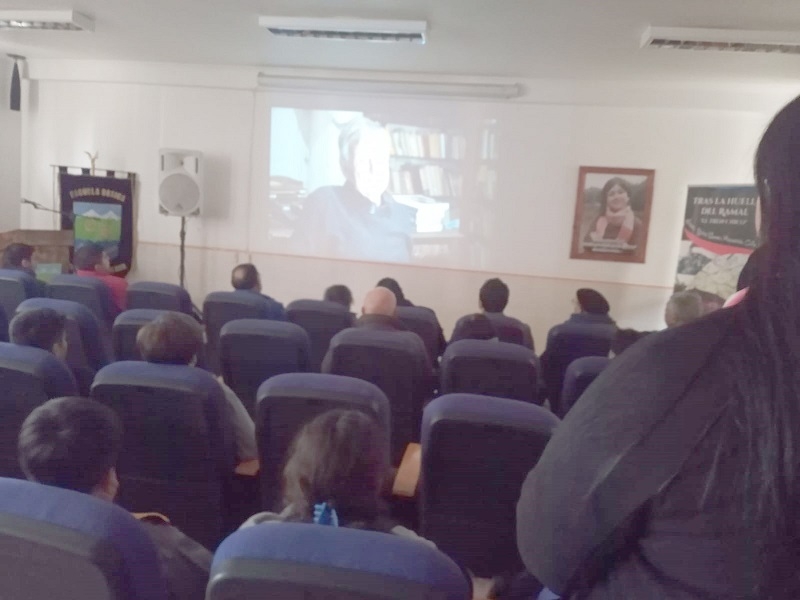 En Panimávida se realizó lanzamiento de Película-Reportaje "Tras la Huella del Ramal Linares, Yerbas Buenas, Colbún"