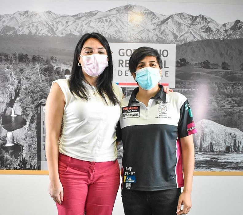 Gobernadora Regional del Maule se reunió con deportistas destacados del motocross