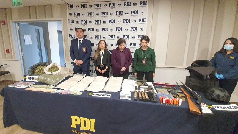 Linares:  desarticulada estructura criminal transnacional dedicada al tráfico de drogas y con amplio poder de fuego