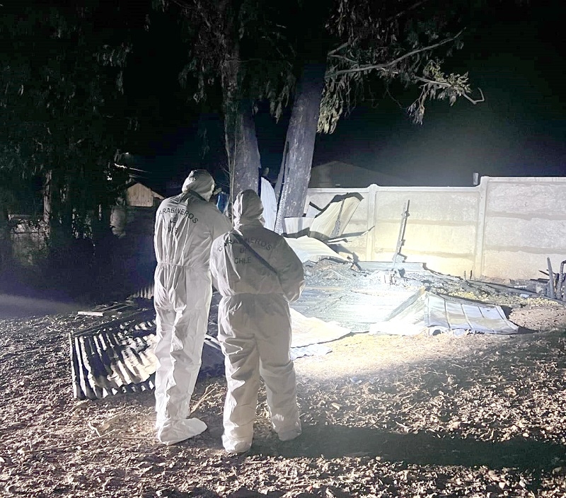 LABOCAR Maule investiga incendio estructural con resultado de muerte en Constitución