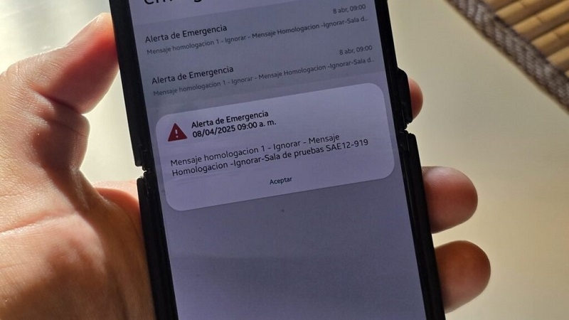  Subtel y Senapred ofician a empresas de telefonía móvil por mensaje de prueba erróneo de Alerta SAE.