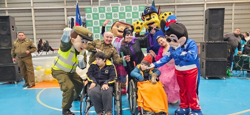 CARABINEROS REALIZÓ CELEBRACIÓN DEL DÍA DEL NIÑO EN SAN JAVIER