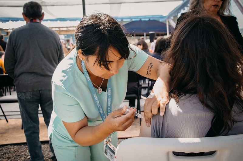 A un mes del inicio: Región del Maule lidera campaña de vacunación contra influenza 