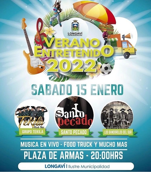 Municipalidad de Longaví dio a conocer su programación de verano 2022