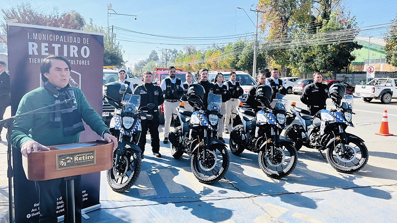 Retiro impulsa histórica inversión municipal en seguridad pública: más motos, más personal y mejor equipamiento